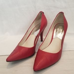 Michael Kors Red Pump Shoes